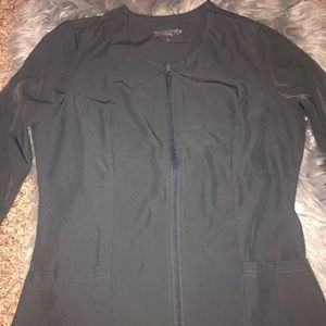 Gray scrub jacket